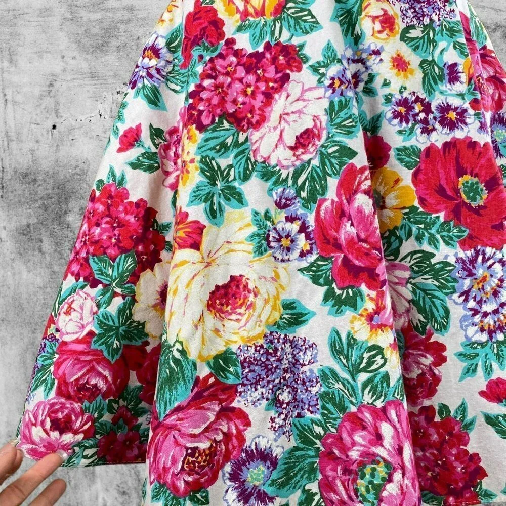 VTG RSVP Floral A-line Dress